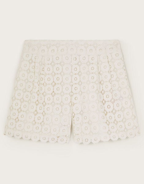 Lace Shorts, Ivory (IVORY), large