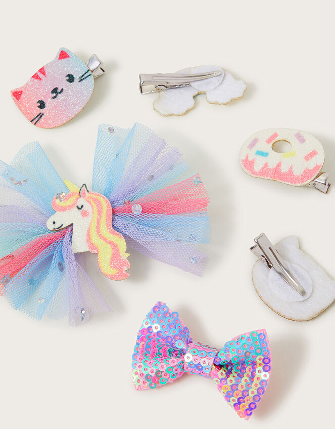 6-Pack Novelty Hair Clips, , large