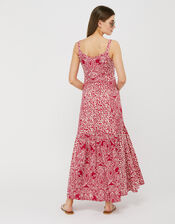 Sunita Printed Maxi Dress in LENZING™ ECOVERO™, Pink (PINK), large