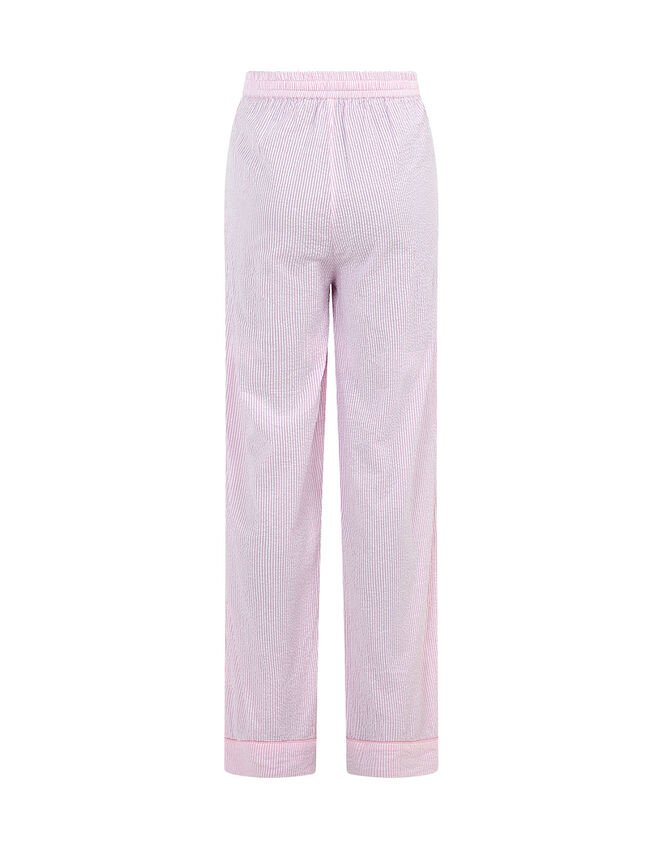 Anna + Nina Christmas Embroidered Pyjamas Set, Pink (PINK), large