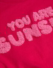 You Are My Sunshine Frill T-Shirt, Red (RED), large