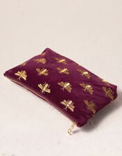 Elizabeth Scarlett Honey Bee Zip Pouch, , large
