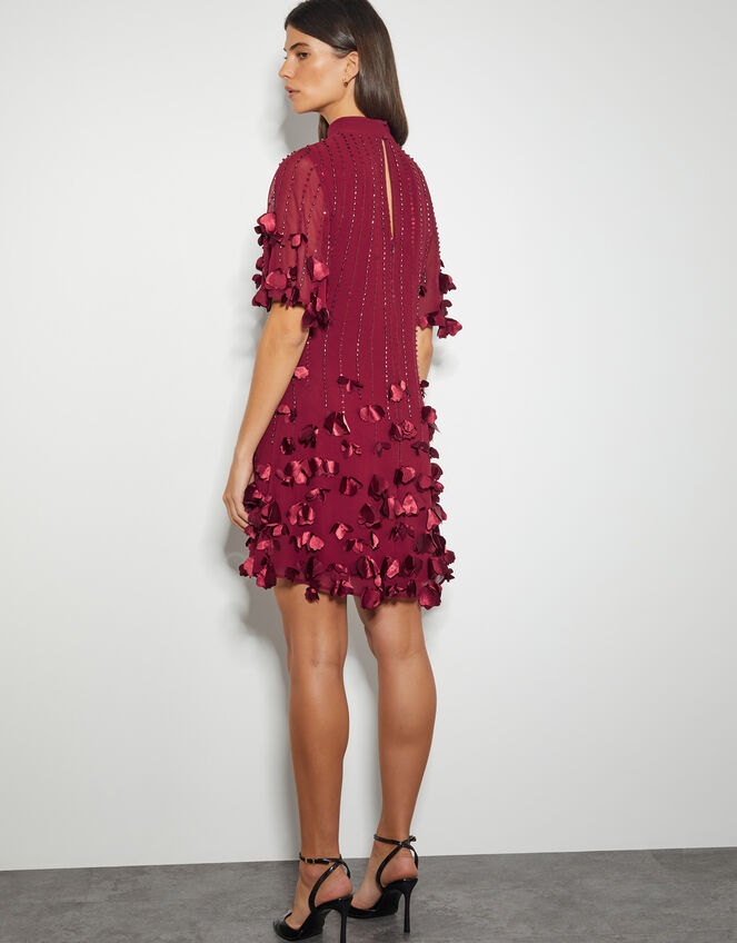 Carly Tunic Petal Dress, Red (RED), large