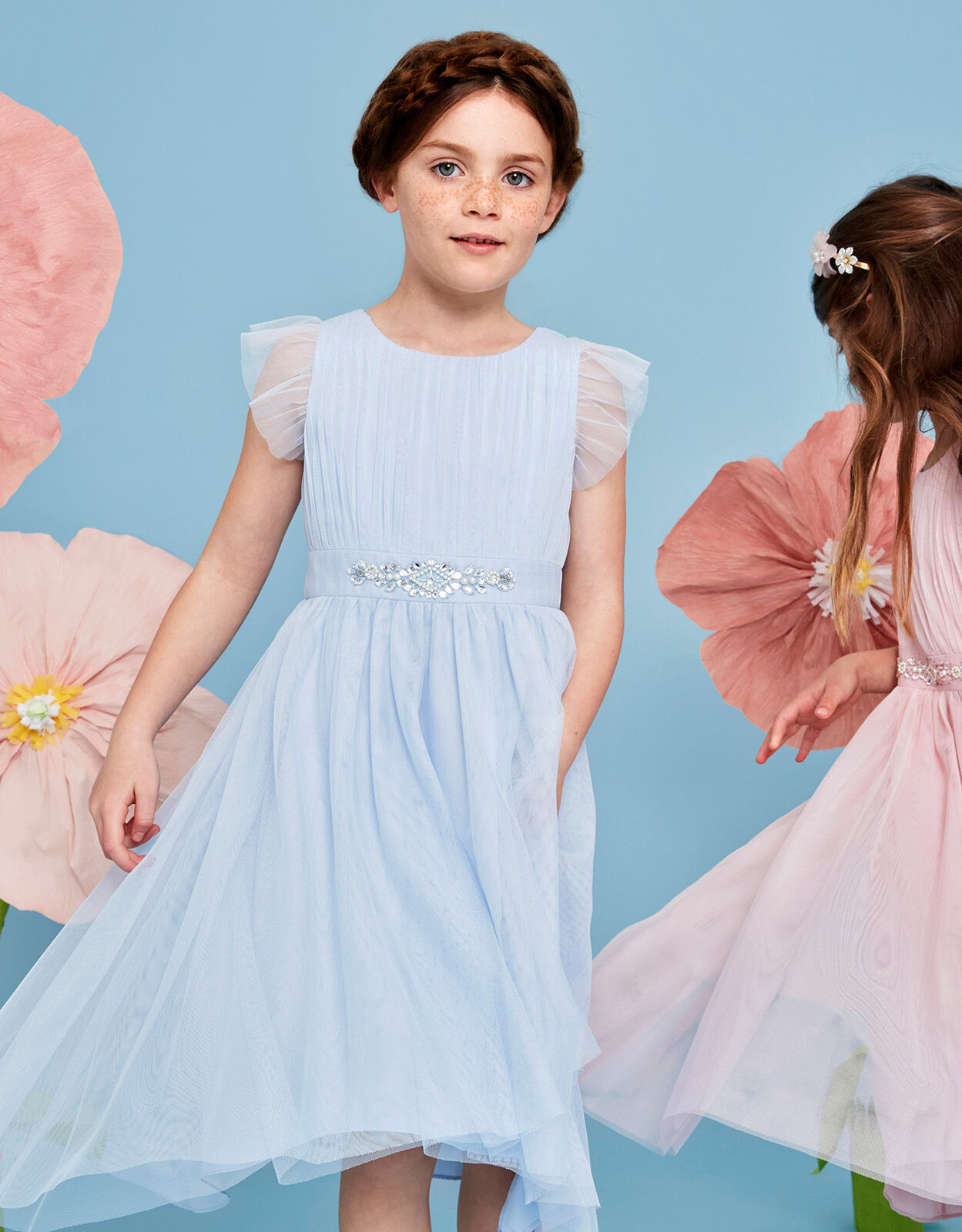 Blue Girls Dresses Kids Dresses Monsoon ROI