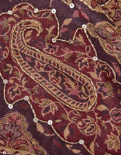 Paisley Sequin Scarf, , large