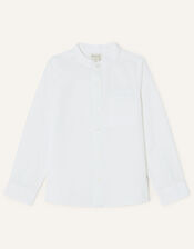 Nehru Shirt, White (WHITE), large