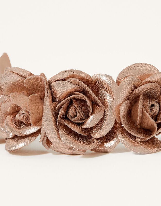 Shimmer Flower Headband, , large