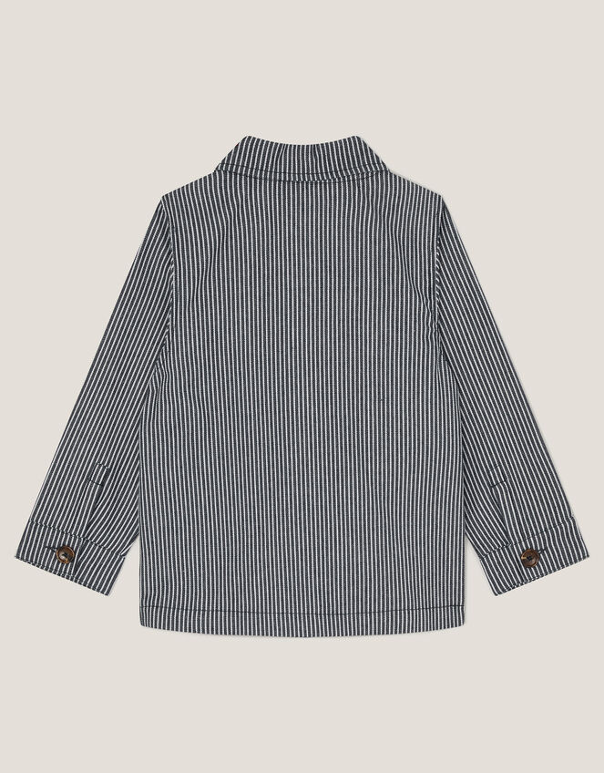 Pinstripe Shacket, Blue (BLUE), large