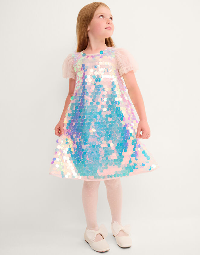 Mermaid Sequin Party Dress, Multi (MULTI), large