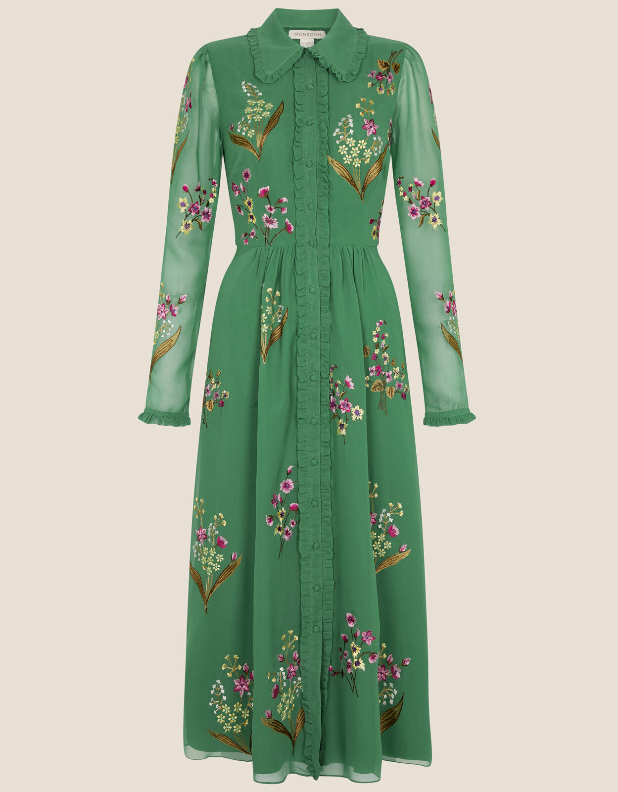 Maxine Shirt Dress Green