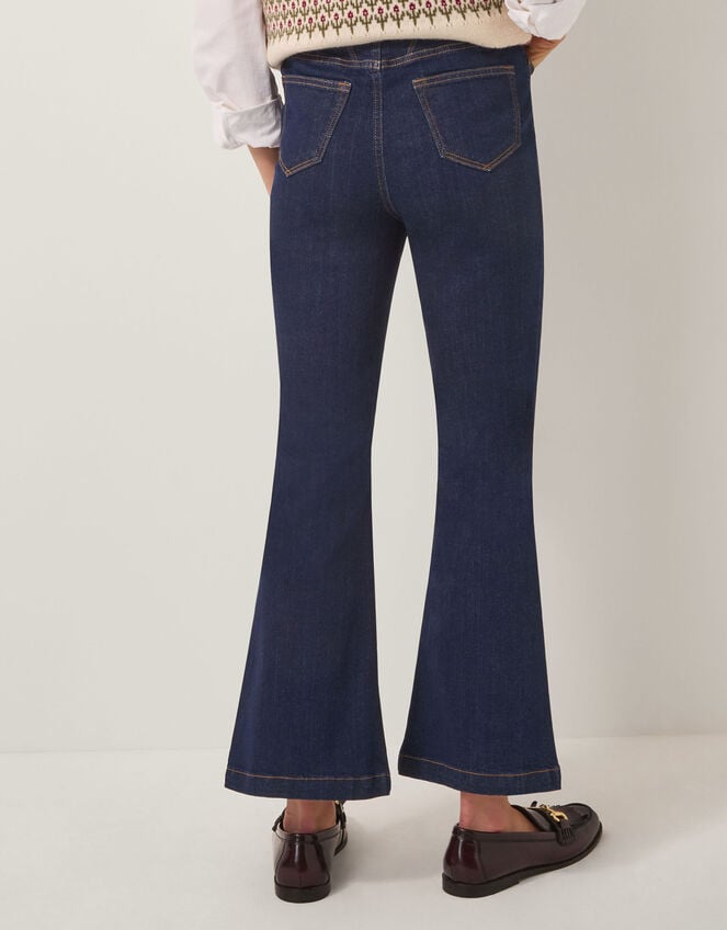Cassie Kick Flare Jeans, Blue (INDIGO), large