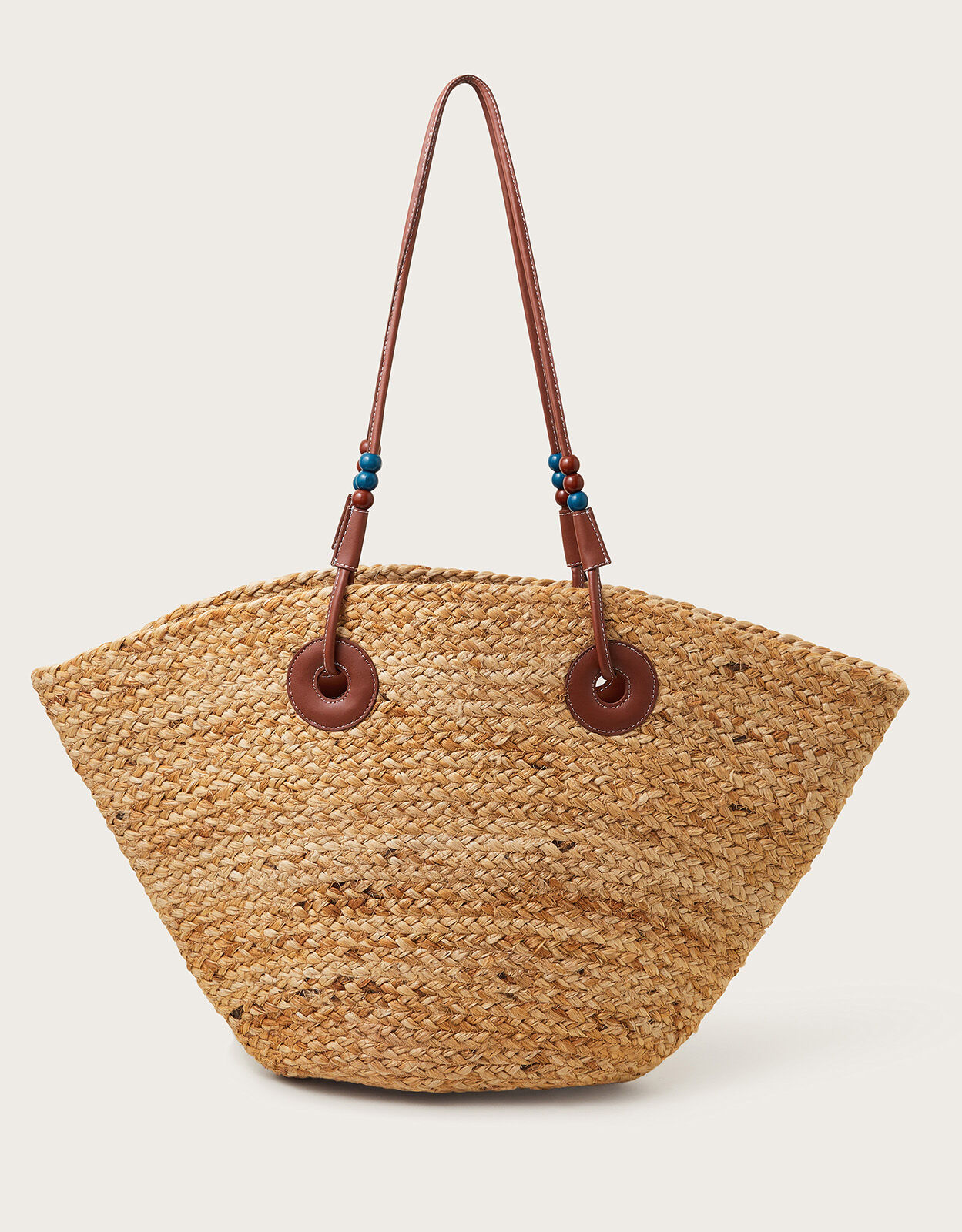 Caroline Raffia Tote Bag