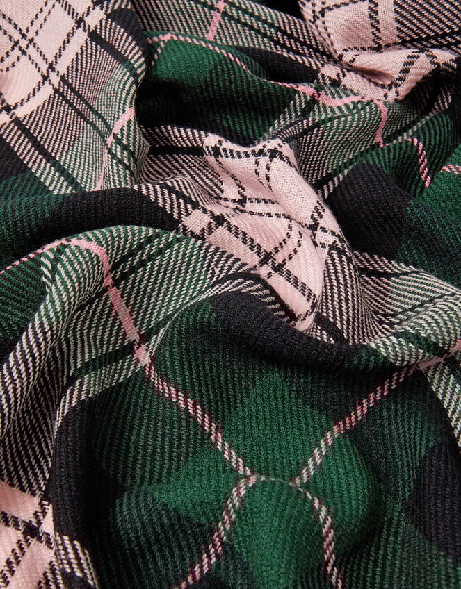 Sarah Check Scarf, Pink (PINK), large