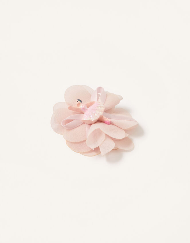 Ruffle Ballerina Hair Clip, , large