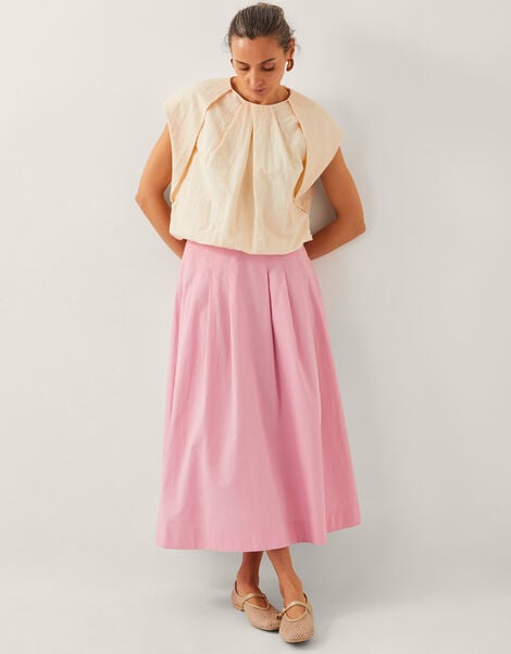 Alexa A-Line Maxi Skirt, Pink (PINK), large