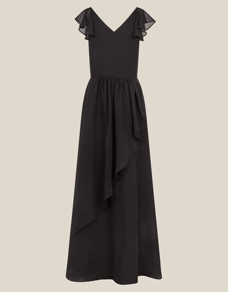 Indi Tie-Back Prom Dress, Black (BLACK), large