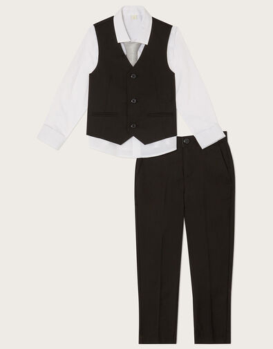 Andrew Four-Piece Suit Black, Black (BLACK), large