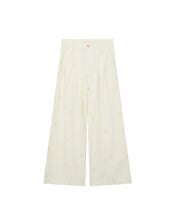 Maison Hotel Lolo Straight-Leg Trousers, Ivory (IVORY), large