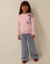 Sequin Ice Skates Top, Pink (PINK), large