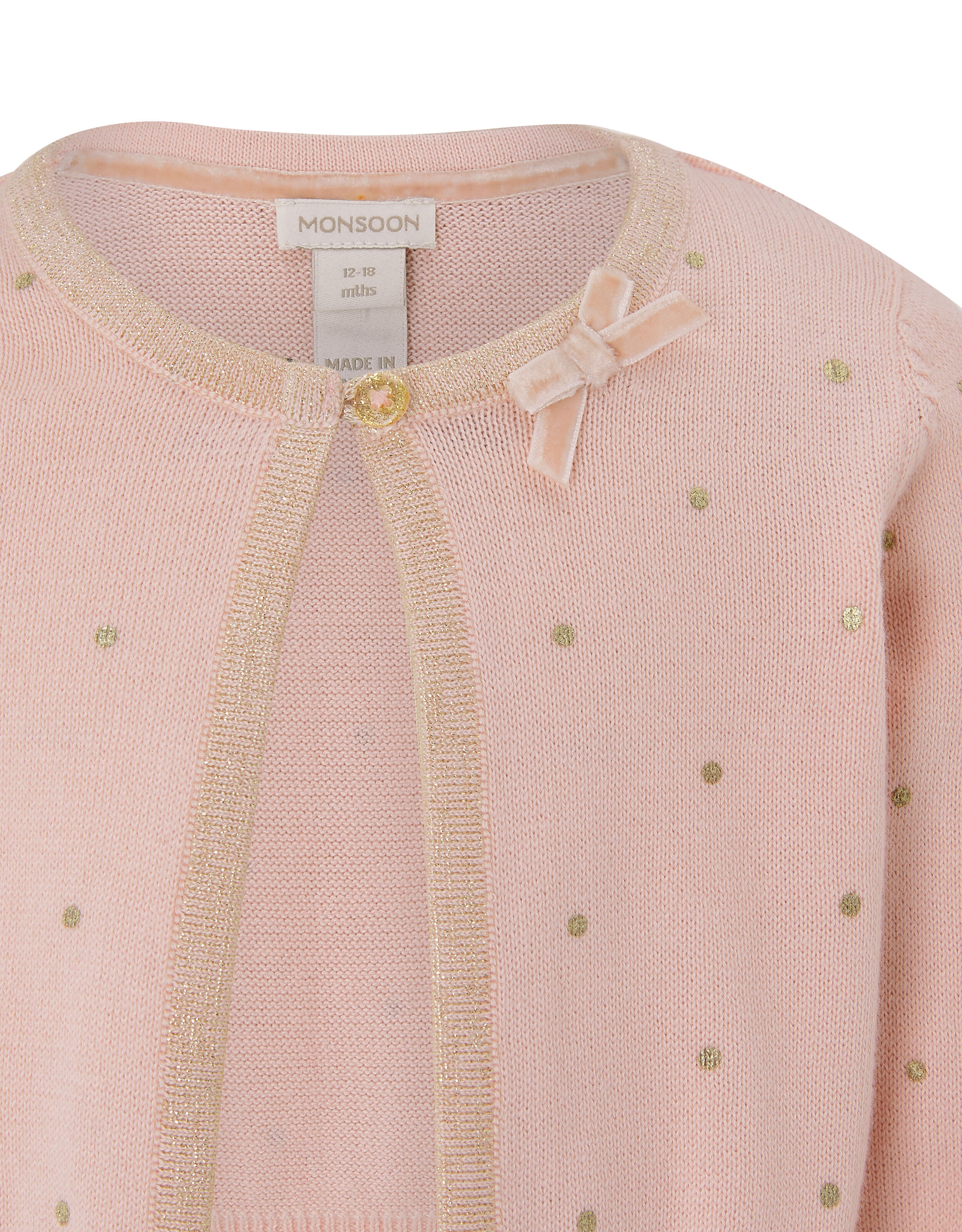 Monsoon 2024 pink cardigan