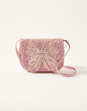 Boutique Butterfly Embellished Bag, , large