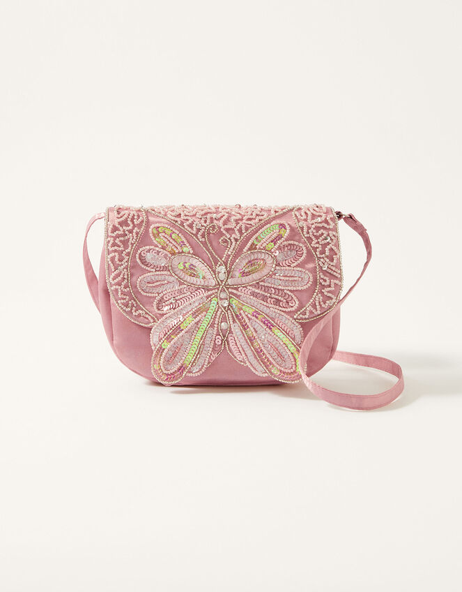 Boutique Butterfly Embellished Bag, , large