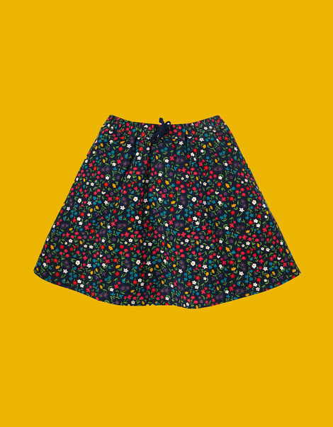 Frugi Maeve Twill Skirt Blue, Blue (NAVY), large