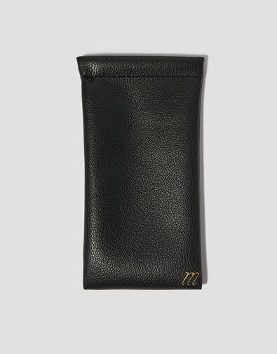 Soft Sunglasses Pouch, Black (BLACK), large