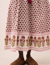 East Karmen Woodblock Print Maxi Dress, Pink (PINK), large