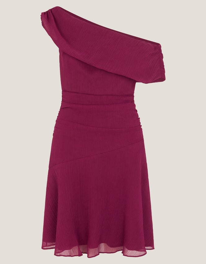 Dona Off The Shoulder Mini Dress, Red (BURGUNDY), large