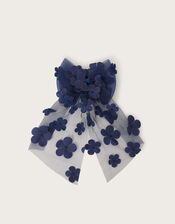 Lauren 3D Flower Tulle Bow Hair Clip, , large
