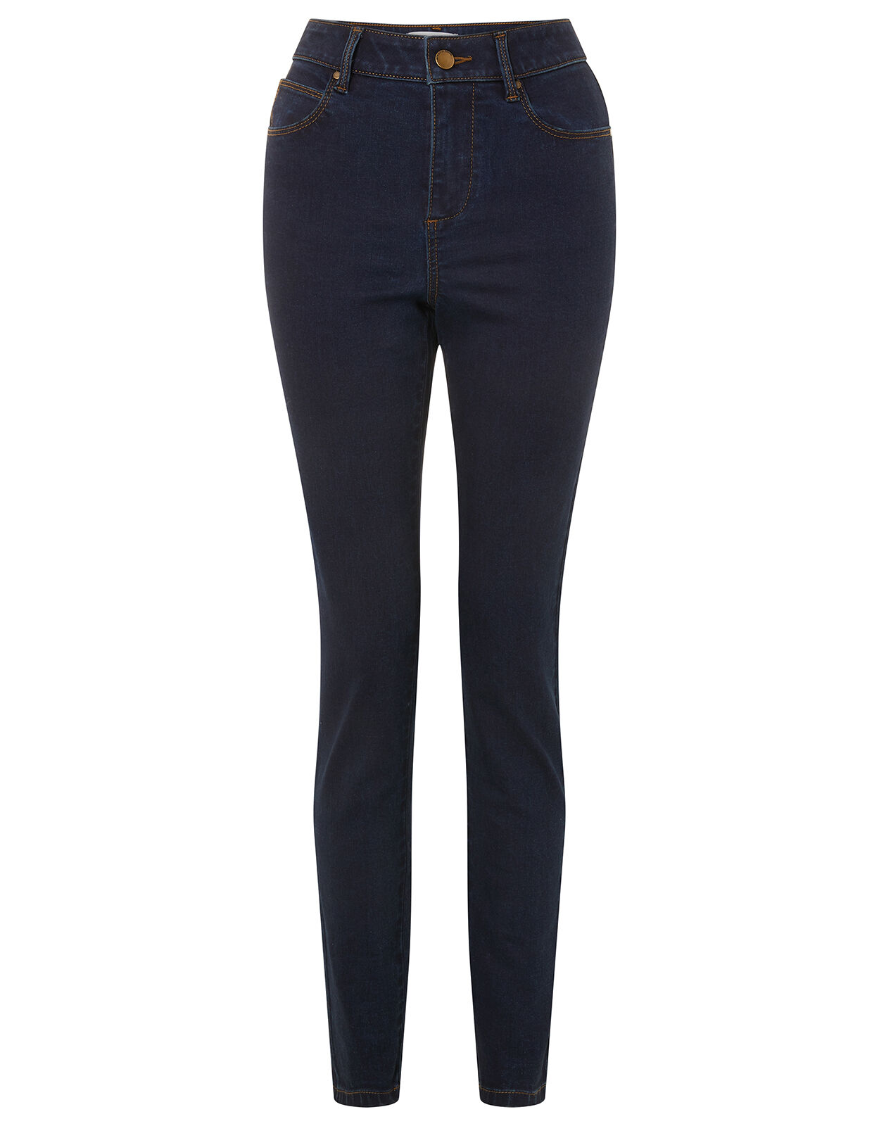 Nadine Short Length Skinny Jeans Blue