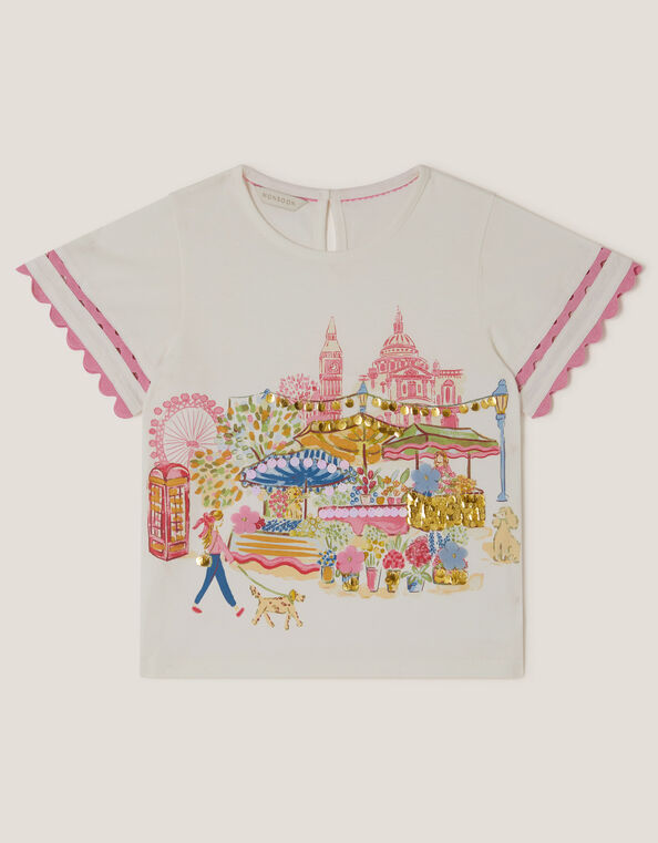 London Scene T-Shirt, Ivory (IVORY), large