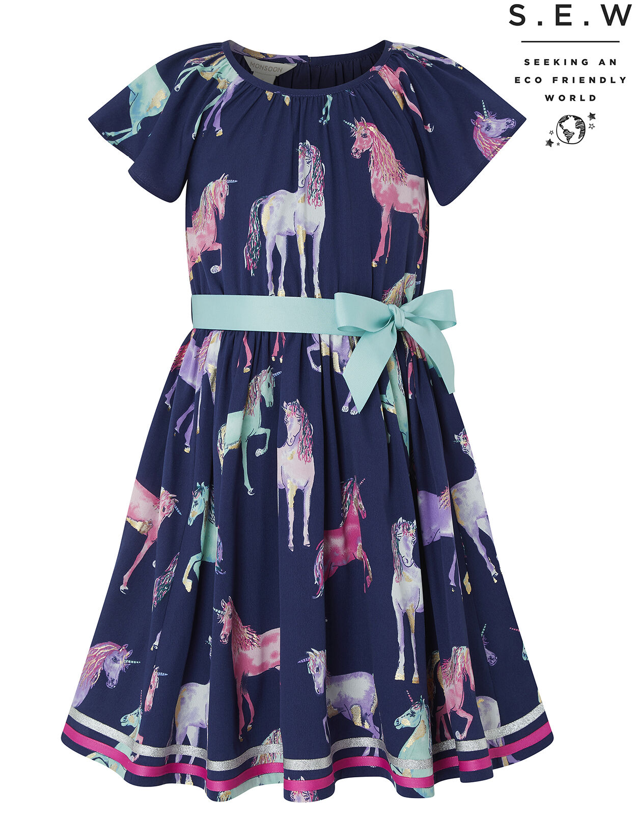 Monsoon girls unicorn dress outlet