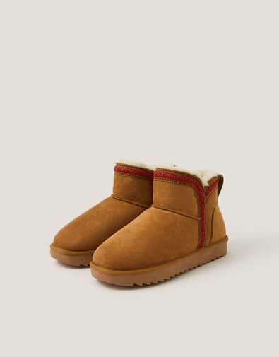 Esta Suedette Ankle Boots, Tan (TAN), large