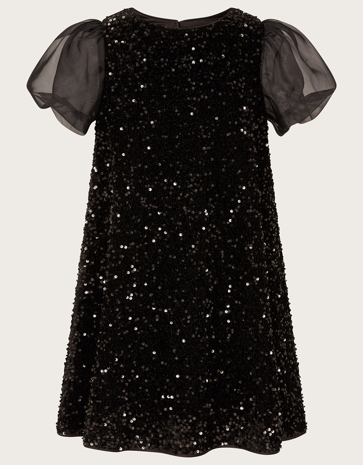 Girls black sequin sale dress