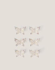 6-Pack Bridesmaid Butterfly Claw Clips, , large