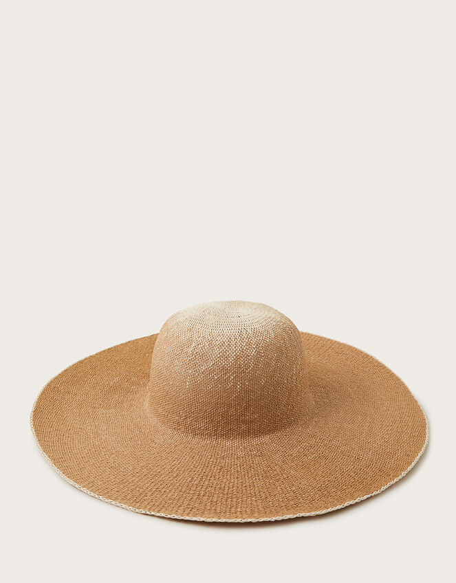 Wide Brim Ombre Hat, , large