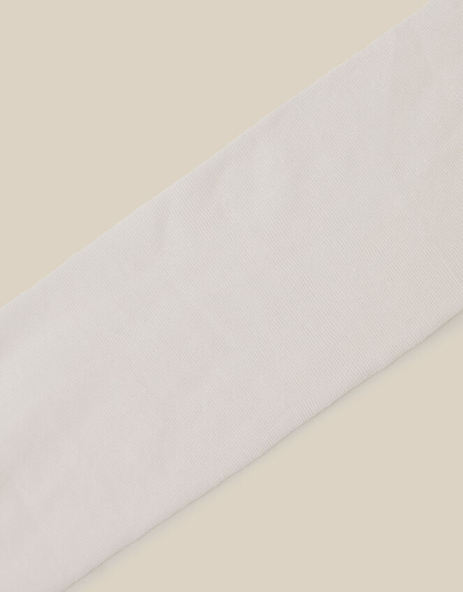 2-Pack 30 Denier Sheer Tights, White (WHITE), large