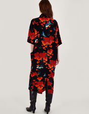 One Hundred Stars Acer Print Dress, Black (BLACK), large