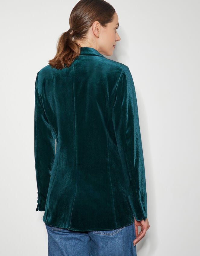 Vicky Velvet Jacket , PEACOCK, large