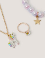 Unicorn Star Jewellery Set, , large
