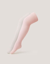 2-Pack Baby Butterfly Lace Tights, Multi (MULTI), large