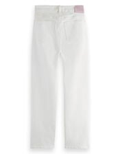 Scotch and Soda Sky Straight Jeans Shorter Length, White (WHITE), large