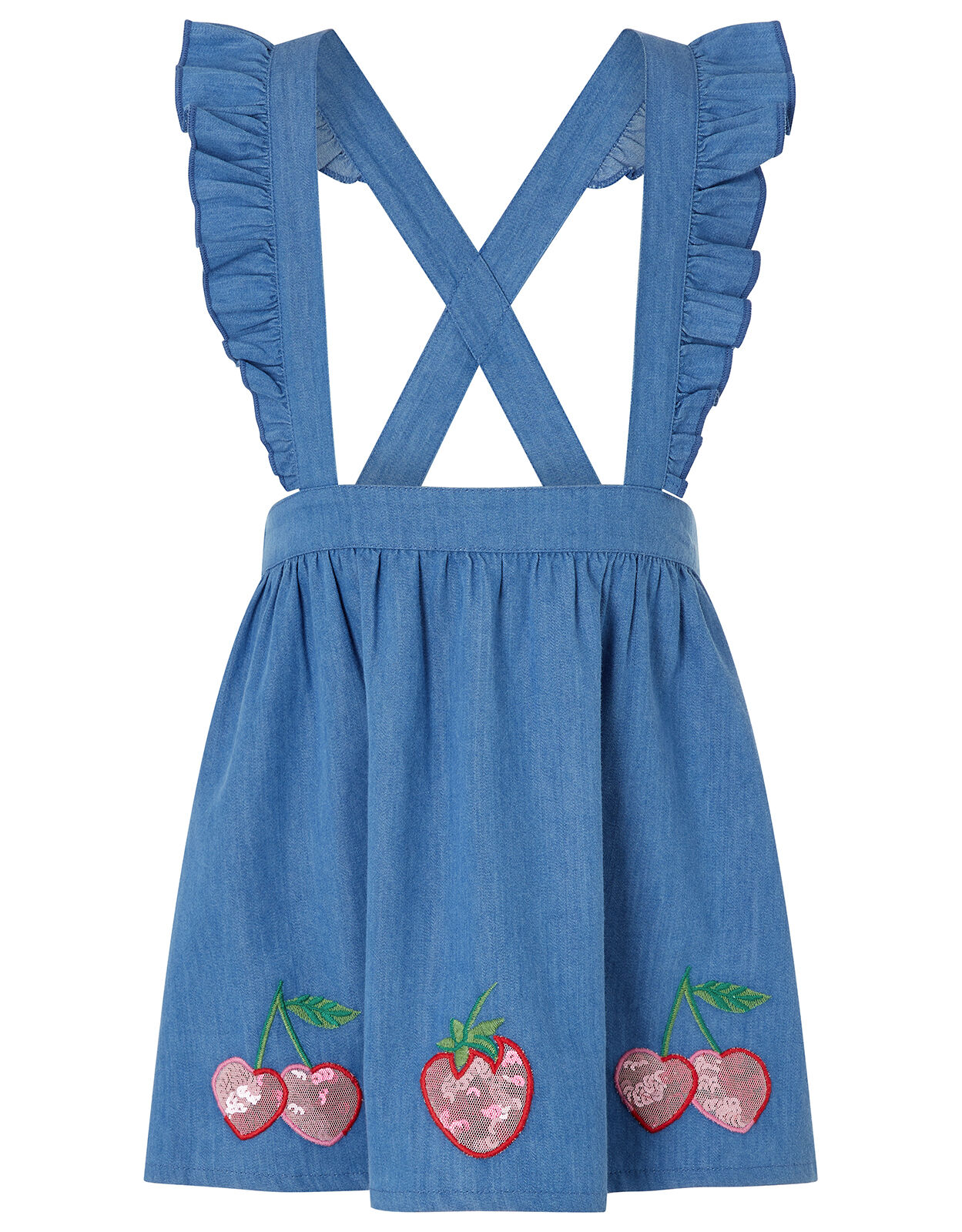 baby blue pinafore dress