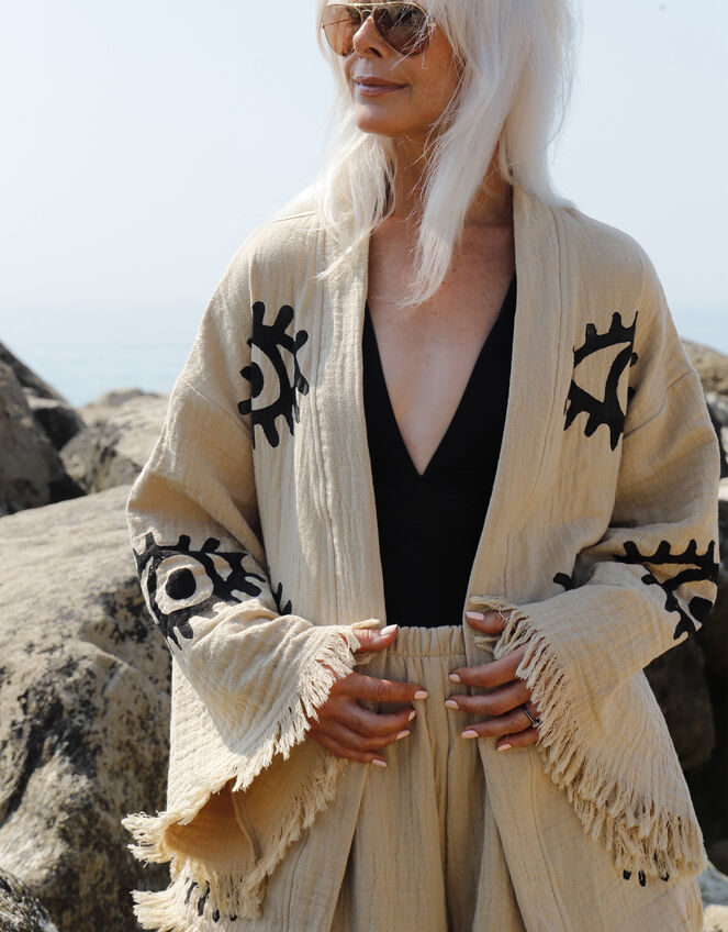 Meraki Beach Eye Kimono Two-Piece, , large