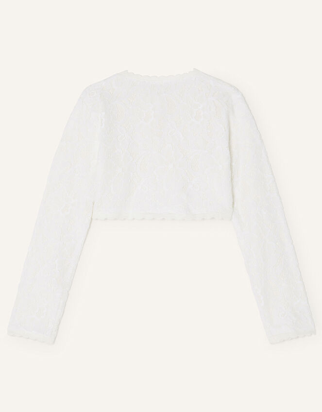 Lace Cardigan, Ivory (IVORY), large