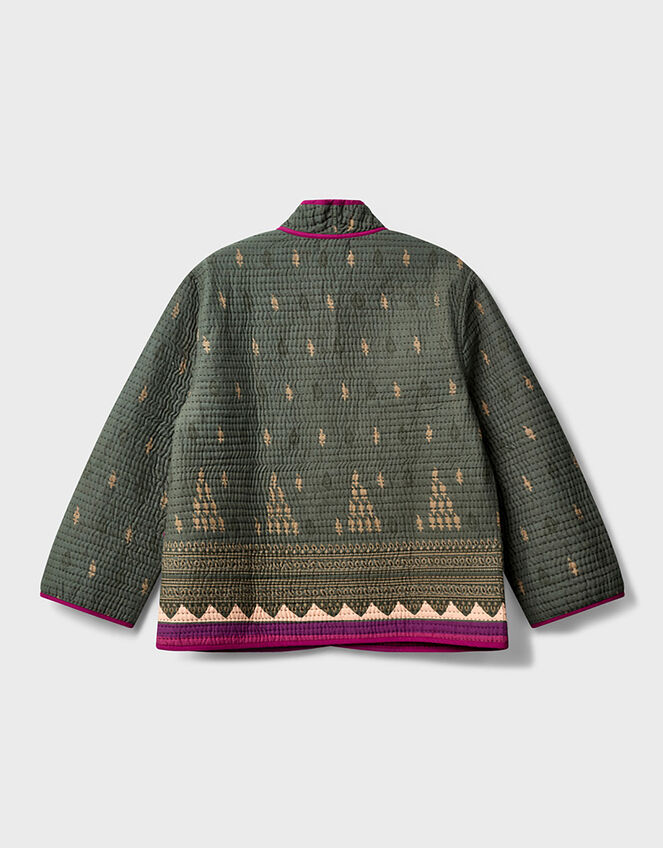 East Apate Light Quilted Cotton Jacket, Green (KHAKI), large