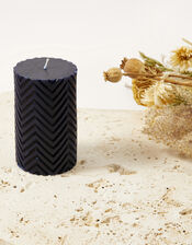 Zig Zag Pillar Candle, , large