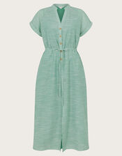 Athena Stripe Dress, Green (GREEN), large